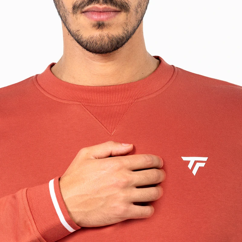 T-MIKINA TERRY SWEATER Terracotta